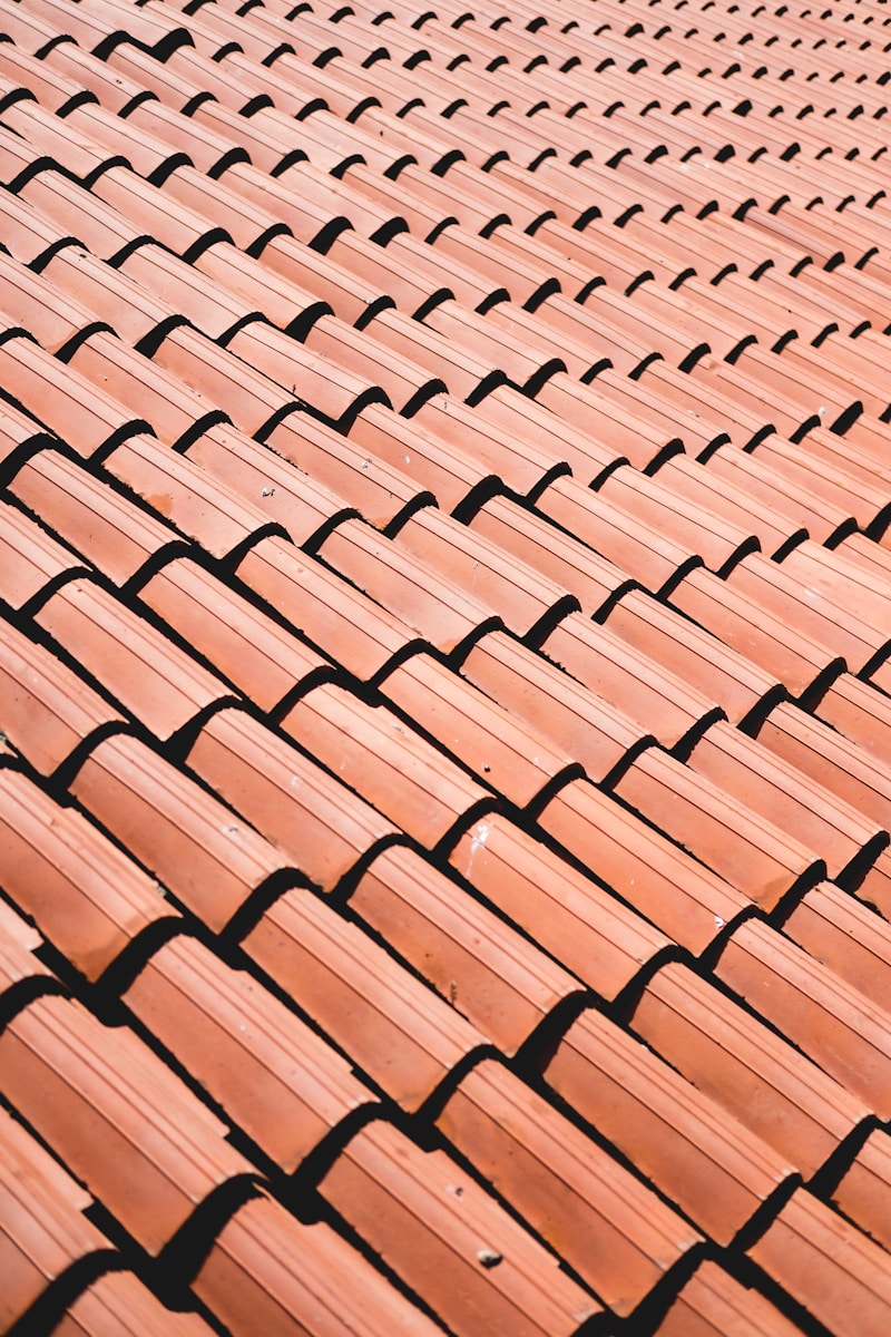 brown roof tiles